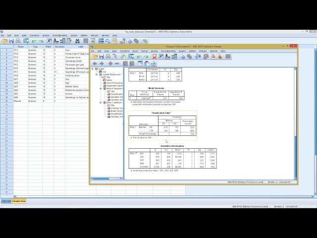 فیلم آموزشی: SPSS - رگرسیون لاجیت با زیرنویس فارسی