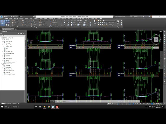 فیلم آموزشی: Autocad Civil 3D Edit Band Style Style View Cross با زیرنویس فارسی