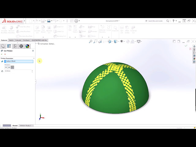 فیلم آموزشی: برش یکنواخت عمق در SOLIDWORKS با زیرنویس فارسی