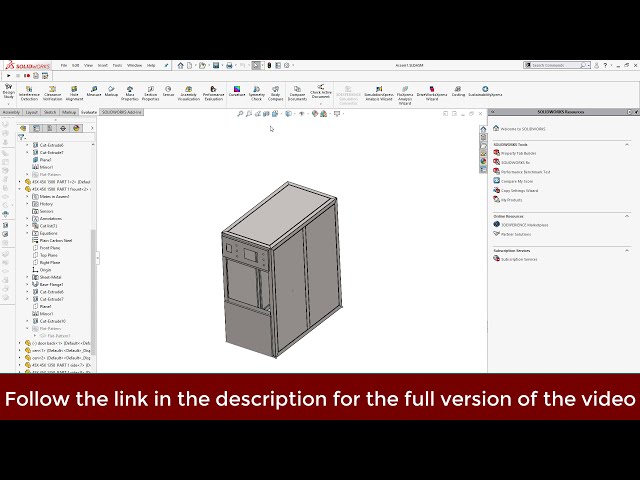 فیلم آموزشی: همه الگوهای مسطح را از اجزای مونتاژ SOLIDWORKS صادر کنید