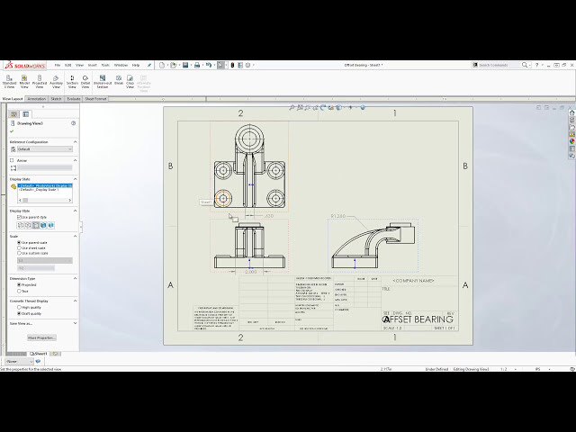 فیلم آموزشی: آموزش SolidWorks: نحوه حذف Tangent Egdes در نقاشی های SolidWorks با زیرنویس فارسی