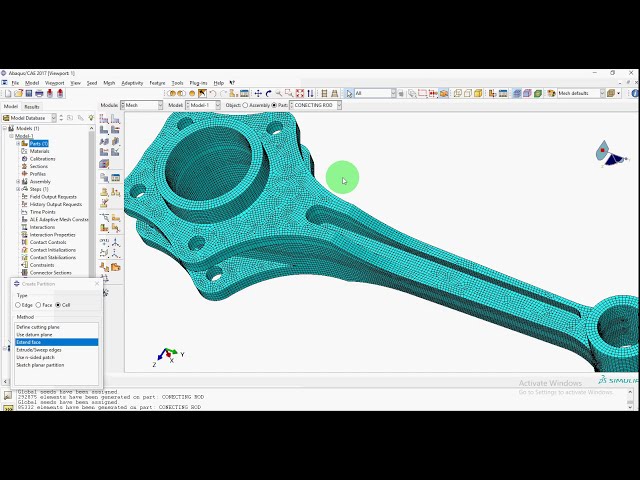 فیلم آموزشی: Abaqus Complex Connecting Master Rod Meshing Hex