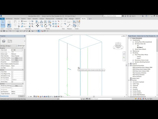 فیلم آموزشی: آموزش 3 طراحی در Revit با استفاده از محتوای PAM Saint Gobain Saint Gobain PAM کتابخانه BIM انگلستان با زیرنویس فارسی