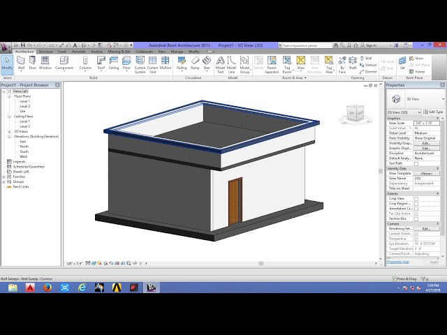 فیلم آموزشی: نحوه ایجاد جاروب دیوار در revit