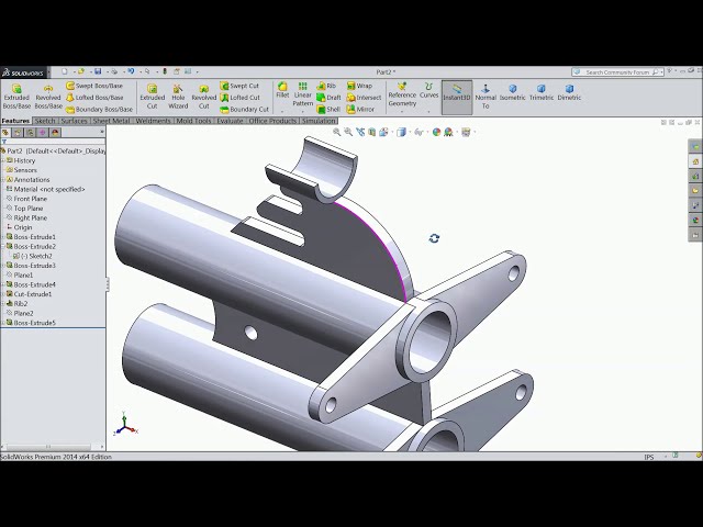 فیلم آموزشی: آموزش Solidworks طراحی تفنگ اسباب بازی