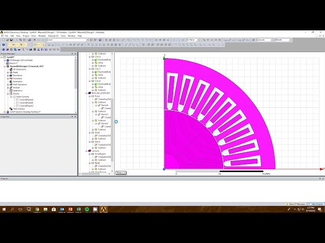 فیلم آموزشی: 1. SynRM بر اساس قالب ansys