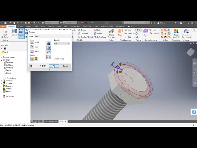 فیلم آموزشی: آموزش Autodesk Inventor 2017 tornillo #1 با زیرنویس فارسی