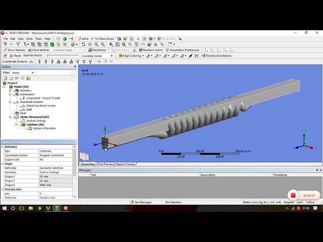 فیلم آموزشی: |SPRING MODELING در ANSYS| SPRING SUPPORT\\ Contact| اتصالات| بدن-بدن| BODY-GROUND| آموزش 28