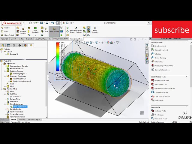 فیلم آموزشی: شبیه سازی جریان موتور برای مبتدیان در Solidworks