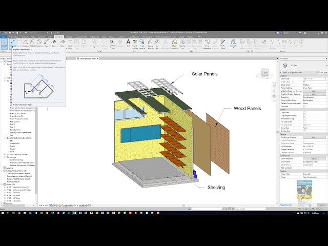 فیلم آموزشی: Revit 2020 - Exploded View با زیرنویس فارسی