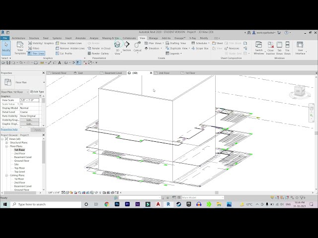 فیلم آموزشی: طراحی بیرونی ساختمان خانه در معماری revit برای مبتدیان