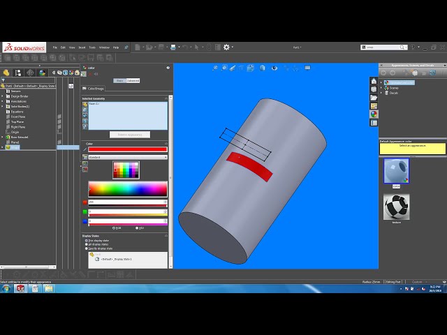 فیلم آموزشی: Solidworks - Split Line vs Scribe (Wrap) با زیرنویس فارسی