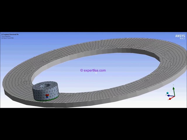 فیلم آموزشی: ANSYS v16 TUTORIAL 30: تحلیل المان محدود محاسبه سایش برای پین فولادی روی دیسک