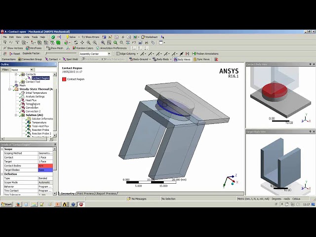 فیلم آموزشی: تجزیه و تحلیل حرارتی در ANSYS R 16.0