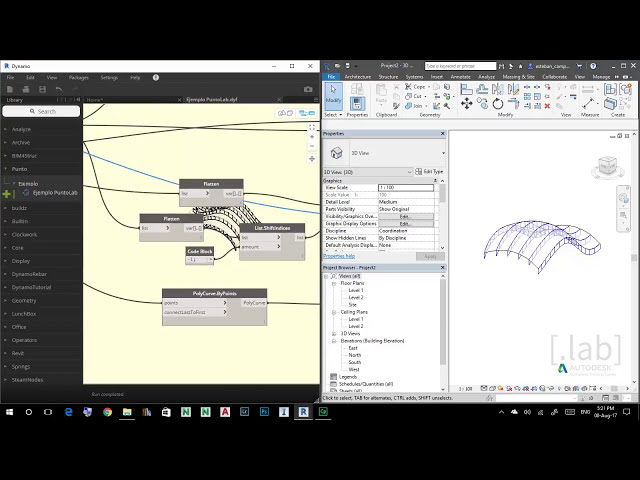 فیلم آموزشی: Dynamo برای Revit | مثال 03 با زیرنویس فارسی