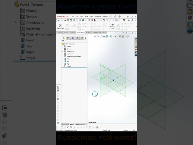 فیلم آموزشی: Solidworks افزودن برگه ها و نوار ابزار - نکته روز شماره 22 با زیرنویس فارسی