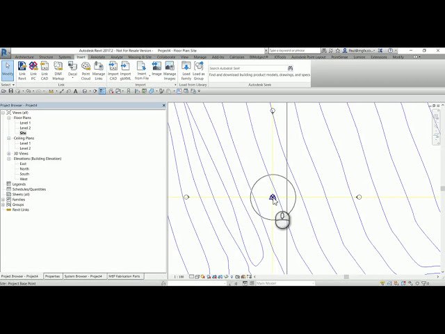 فیلم آموزشی: Revit – مختصات مشترک نیمکره جنوبی – 1 از 4 فایل نقاط هماهنگی با نمودار سایت با زیرنویس فارسی