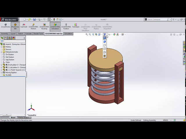 فیلم آموزشی: آموزش بهار انیمیشن بهار انیمیشن Solidworks