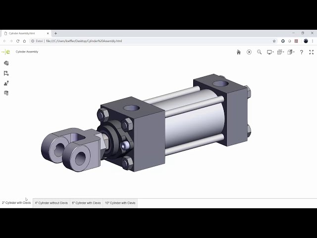 فیلم آموزشی: SOLIDWORKS 2019 - eDrawings - ذخیره به عنوان وب HTML با زیرنویس فارسی