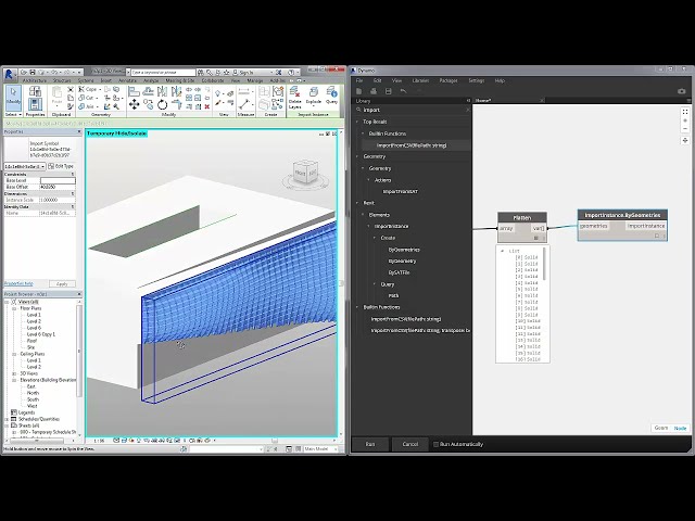 فیلم آموزشی: واحد 3 - Dynamo Geometry To Revit با زیرنویس فارسی