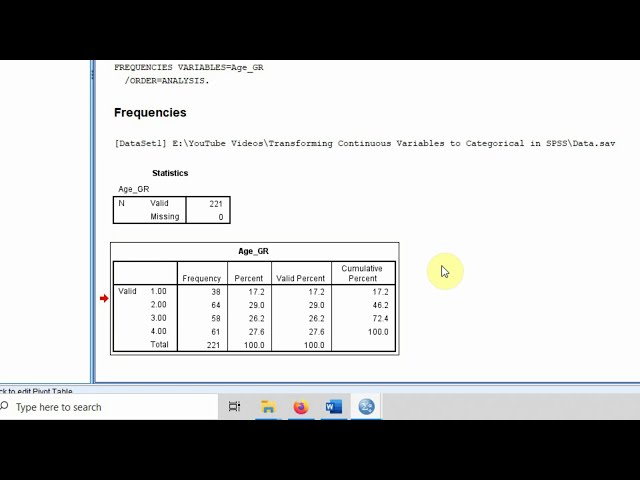 فیلم آموزشی: تبدیل متغیر پیوسته به متغیر طبقه ای با استفاده از SPSS با زیرنویس فارسی