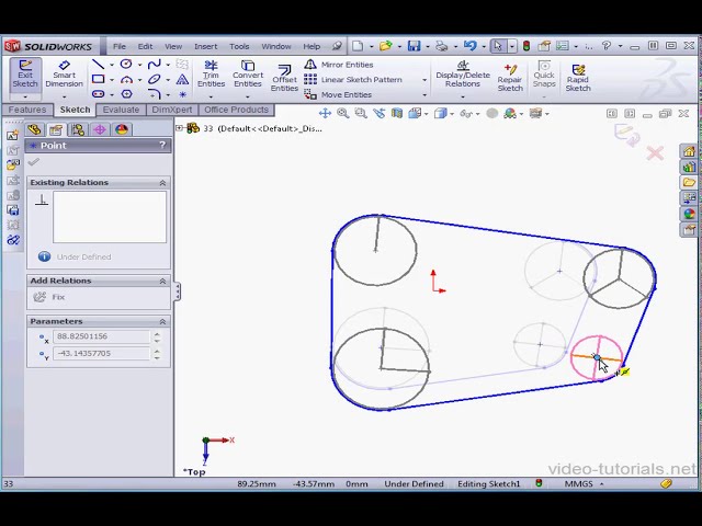 فیلم آموزشی: طرح آموزشی 33 SOLIDWORKS ( زنجیره کمربند ) با زیرنویس فارسی