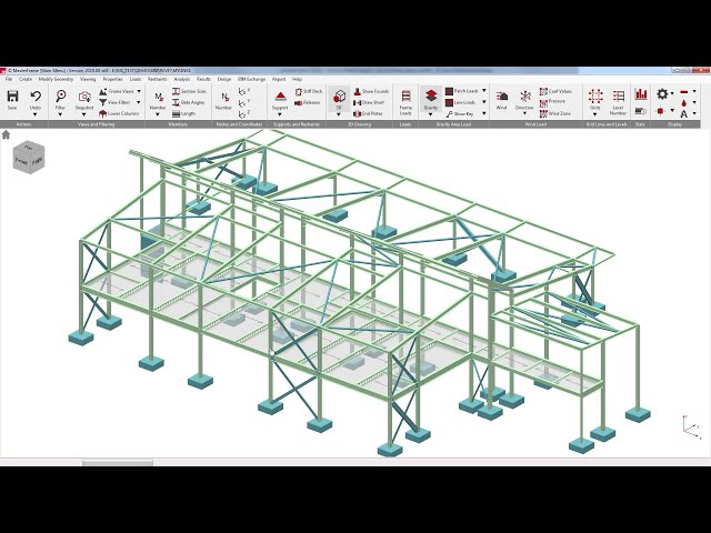 فیلم آموزشی: تبادل کامل مدل بین MasterFrame 2019 و Revit 2020 با زیرنویس فارسی