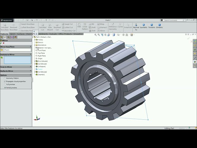 فیلم آموزشی: کاهنده دنده در Solidworks با زیرنویس فارسی