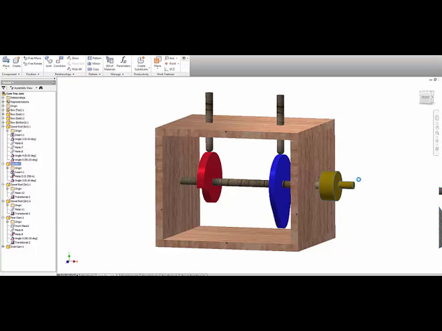 فیلم آموزشی: Autodesk Inventor | ایجاد حرکت در اسباب بازی خودکار **لطفا مشترک شوید**