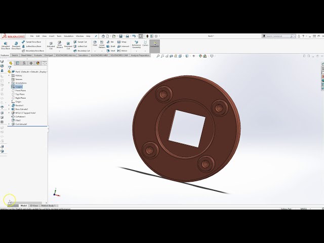 فیلم آموزشی: راهنمای مبتدی برای SOLIDWORKS 2018 - تمرین 3 با زیرنویس فارسی