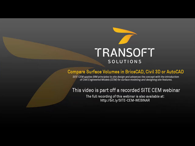 فیلم آموزشی: حجم های سطح را در Civil 3D، AutoCAD یا BricsCAD مقایسه کنید با زیرنویس فارسی