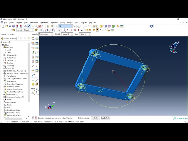 فیلم آموزشی: شبیه سازی مکانیزم چهار میله با استفاده از Abaqus