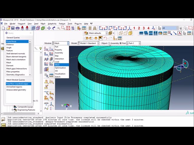 فیلم آموزشی: تست نانو فرورفتگی با استفاده از ABAQUS CAE - آموزش ABAQUS با زیرنویس فارسی