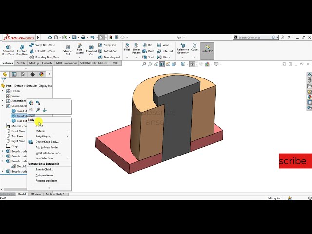 فیلم آموزشی: نکات Solidworks 64: ذخیره بدن به عنوان بخشی