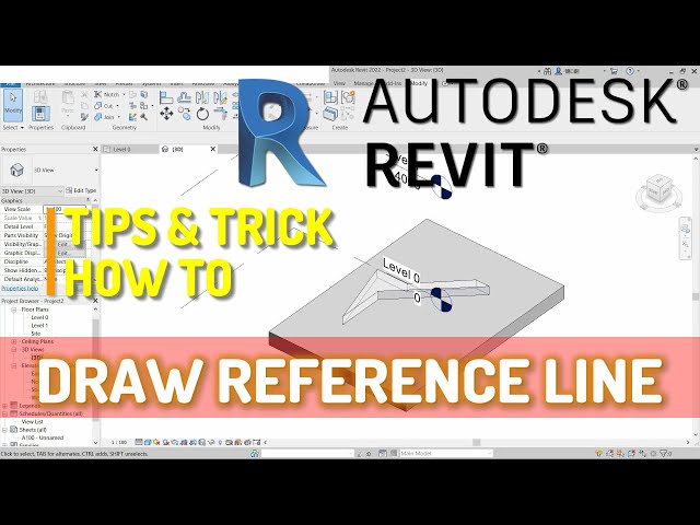 فیلم آموزشی: Revit How To Draw Reference Line با زیرنویس فارسی