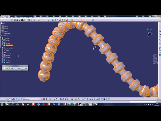 فیلم آموزشی: Flex Tube Design-Catia V5