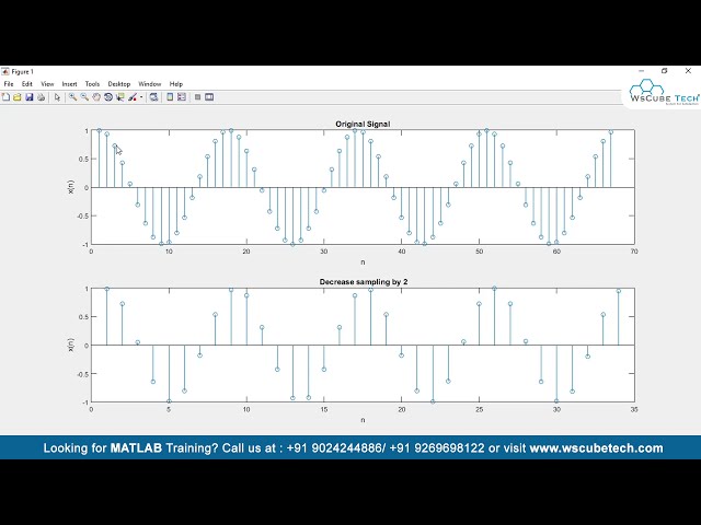 فیلم آموزشی: کاهش نرخ نمونه برداری سیگنال MATLAB | پردازش سیگنال | آموزش متلب - 75