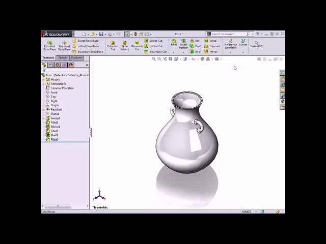 فیلم آموزشی: آموزش Solidworks - استفاده از مواد با solidworks با زیرنویس فارسی