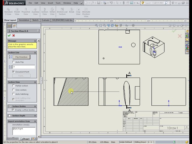 فیلم آموزشی: مقطع SOLIDWORKS با زیرنویس فارسی