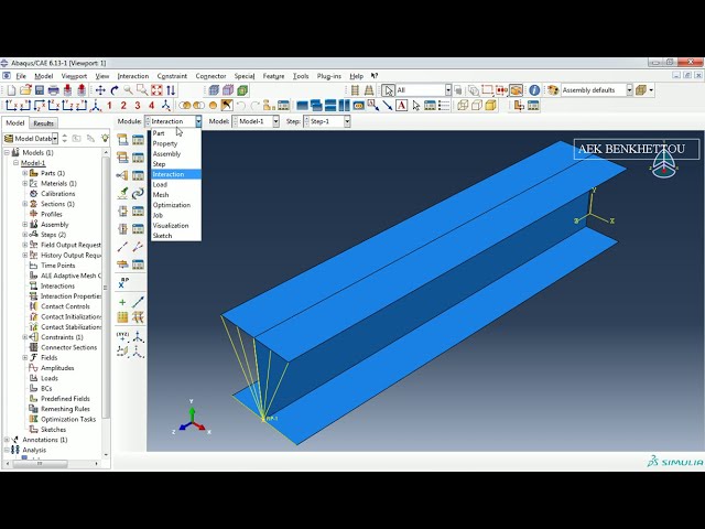 فیلم آموزشی: شبیه سازی #پرتو_کنتیلوور با استفاده از #ABAQUS: Shell Model