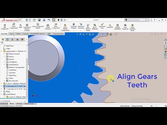 فیلم آموزشی: آموزش مونتاژ Solidworks : چگونه از Solidworks Gear Mate استفاده کنیم؟ با زیرنویس فارسی