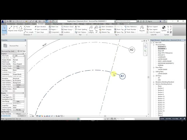 فیلم آموزشی: REVIT- CURVE GRID با زیرنویس فارسی