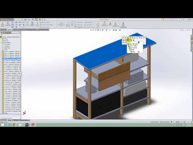 فیلم آموزشی: نحوه تغییر ظاهر اشیا در SolidWorks 2015 (بافت، رنگ) با زیرنویس فارسی