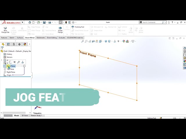 فیلم آموزشی: ✅ ویژگی سجاف و جاگ ورق فلزی Solidworks با زیرنویس فارسی