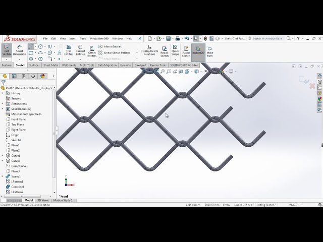 فیلم آموزشی: مش سیم - آموزش SolidWorks با زیرنویس فارسی