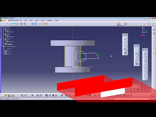 فیلم آموزشی: پروژه لبه های سیلوئت سه بعدی در CATIA V5 با زیرنویس فارسی