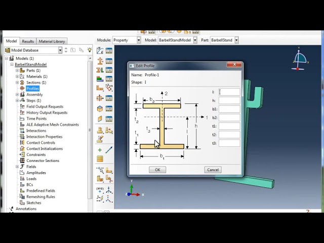 فیلم آموزشی: 1.i) اصول Abaqus - یک نمایه ایجاد کنید با زیرنویس فارسی