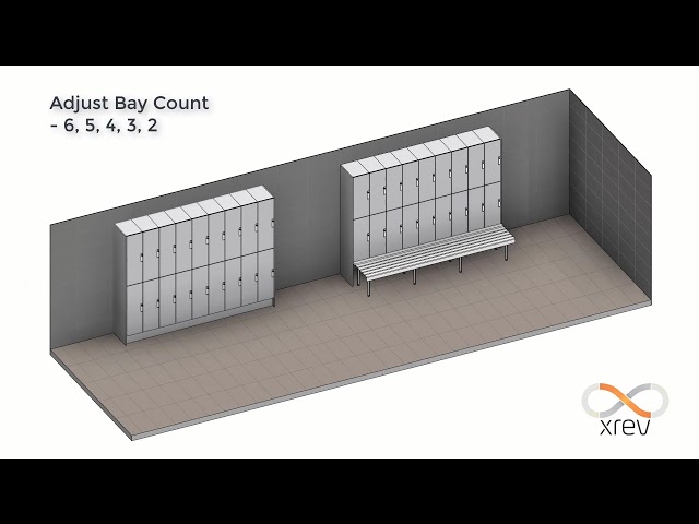 فیلم آموزشی: Xrev Generic Revit Content - Lockers - Line based family
