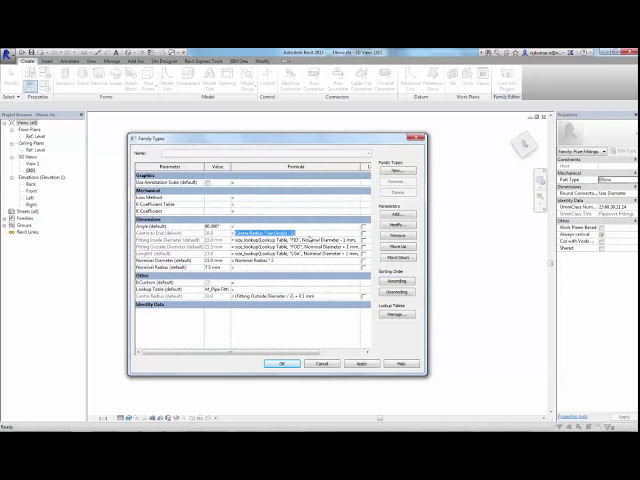 فیلم آموزشی: Revit Creating Elbow Family Part 2 of 5 Parameters