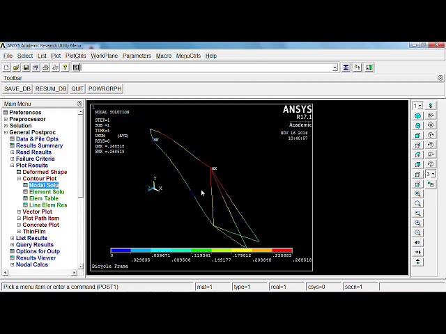 فیلم آموزشی: آموزش ANSYS APDL 17 - قاب دوچرخه